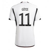 Fotbalové Dres Německo Mario Gotze #11 Domácí MS 2022 Krátký Rukáv
